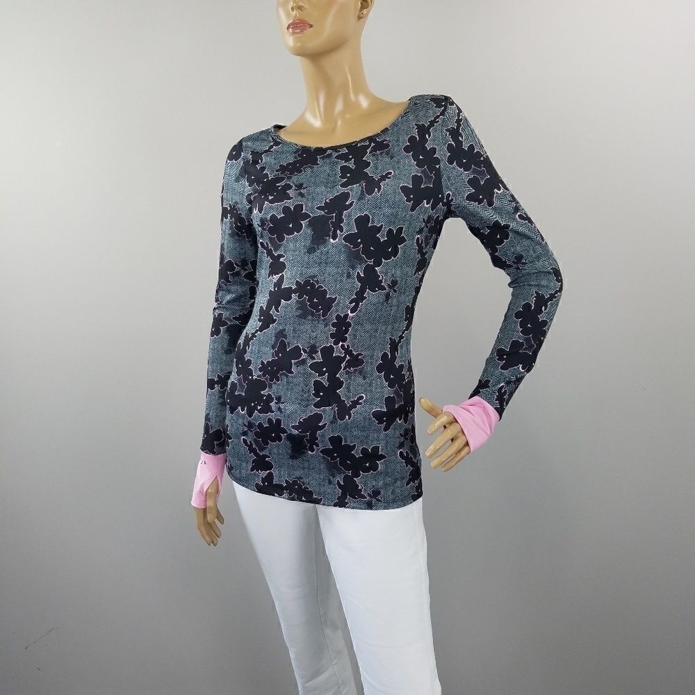 Jessica Simpson Warm Up Compression Top Sz M